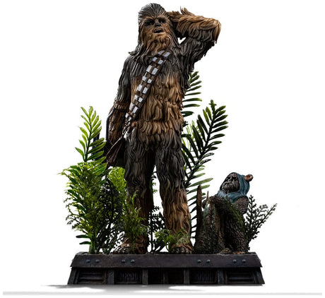 Iron Studios Star Wars Episode VI Chewbacca and Tokkat 1/10 Art Scale Statue