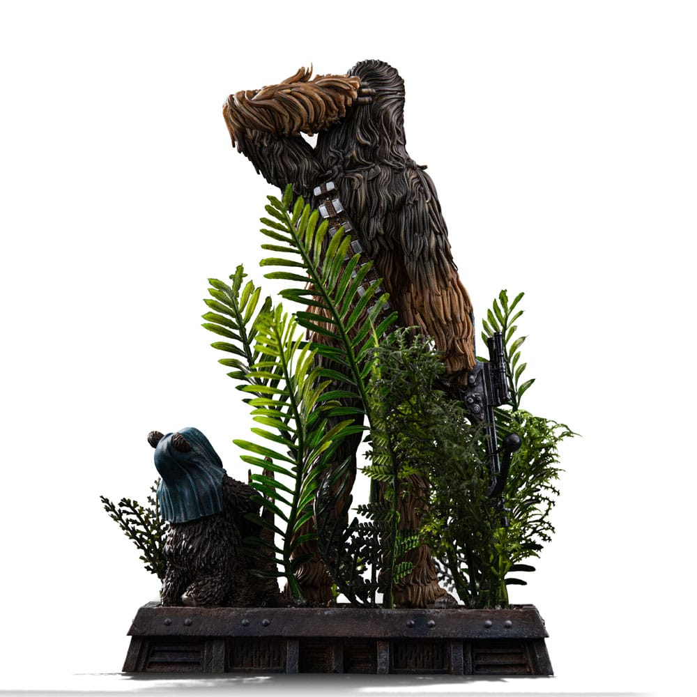 Iron Studios Star Wars Episode VI Chewbacca and Tokkat 1/10 Art Scale Statue