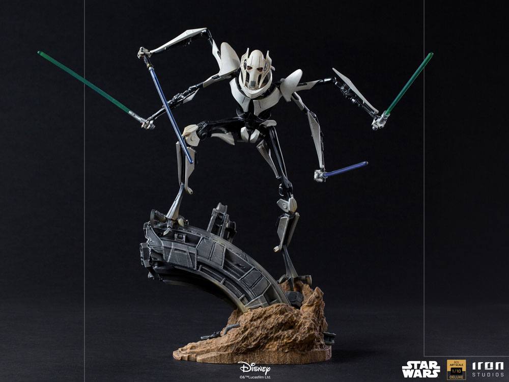 Iron Studios Star Wars General Grievous 1/10 Deluxe BDS Art Scale Statue 33 cm