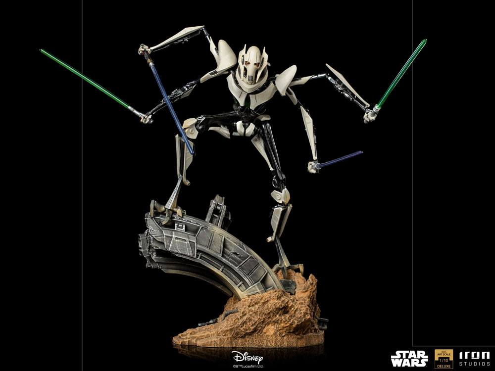 Iron Studios Star Wars General Grievous 1/10 Deluxe BDS Art Scale Statue 33 cm