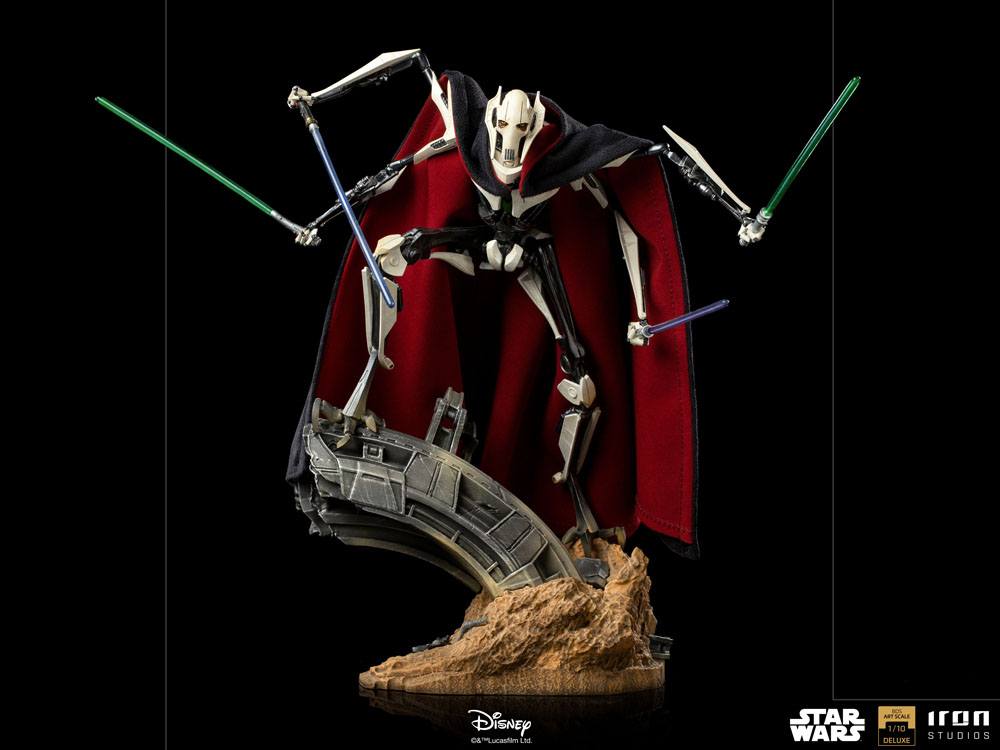 Iron Studios Star Wars General Grievous 1/10 Deluxe BDS Art Scale Statue 33 cm