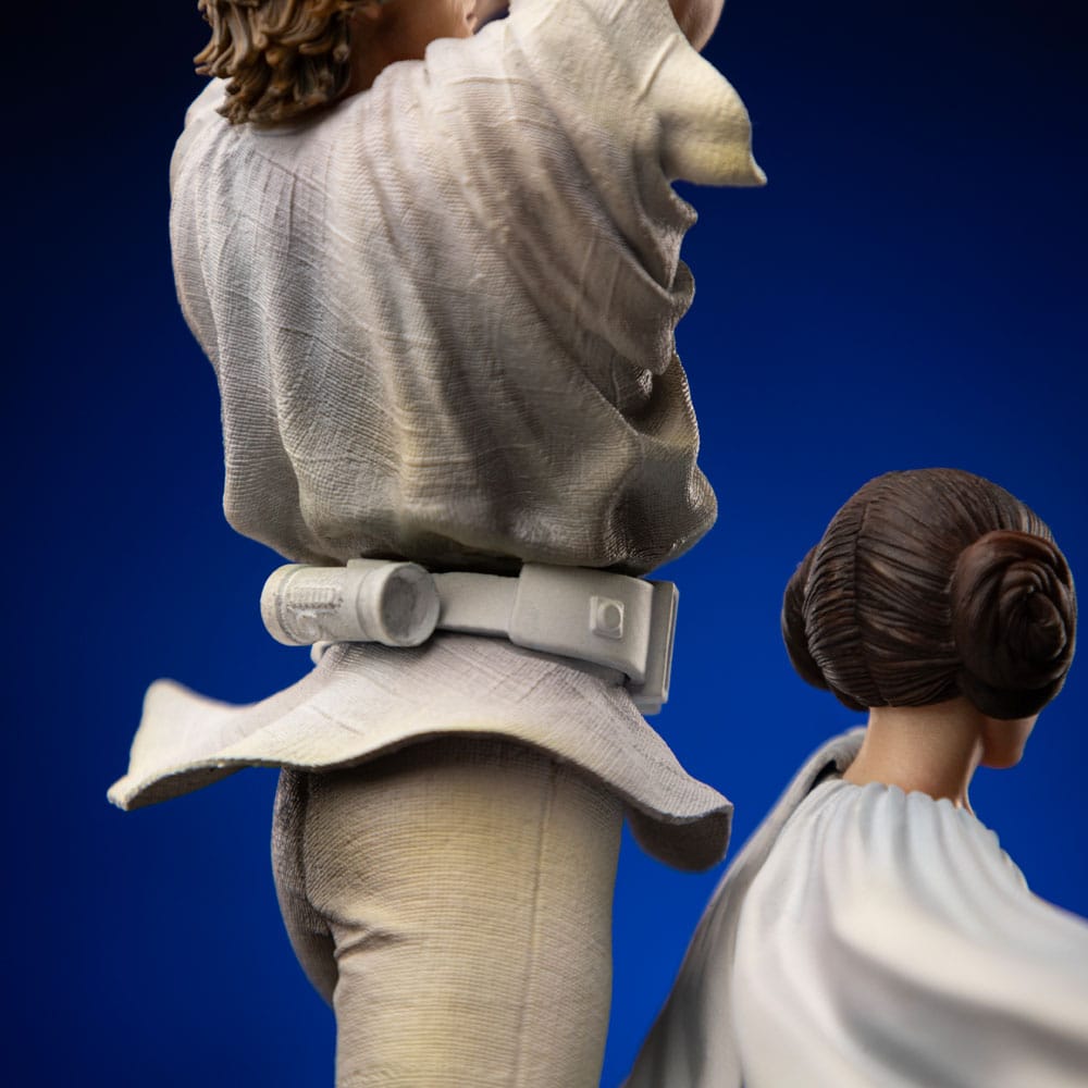 Iron Studios Star Wars Luke and Leia 1/10 Deluxe Art Scale Statue