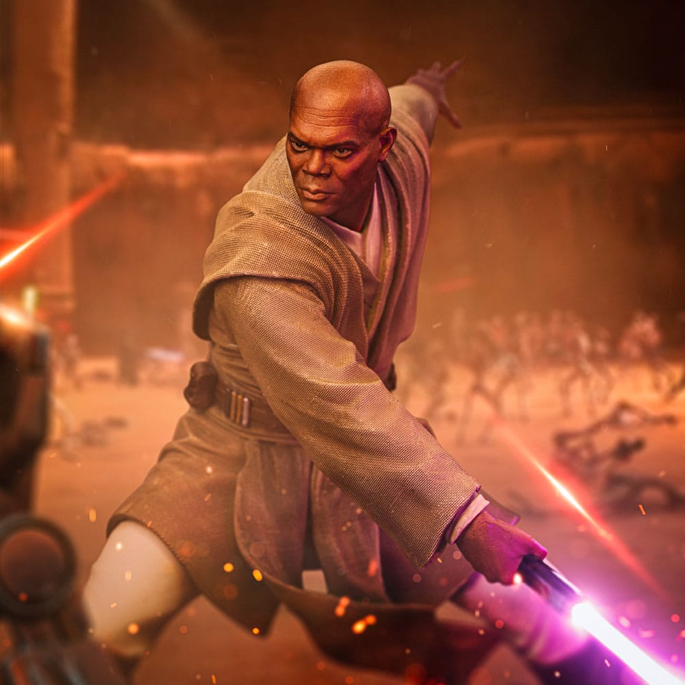 Iron Studios Star Wars Mace Windu 1/10 Art Scale Statue