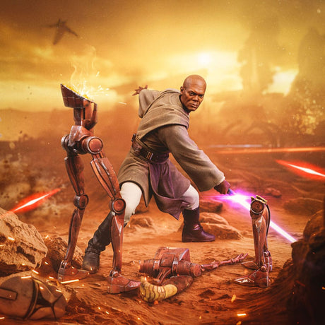 Iron Studios Star Wars Mace Windu 1/10 Art Scale Statue
