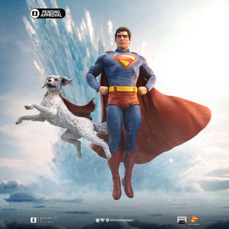 Iron Studios Superman Legacy Art Scale Superman & Krypto 1/10 Statue
