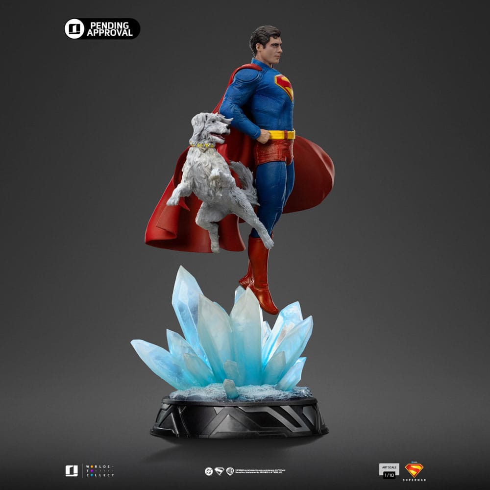 Iron Studios Superman Legacy Art Scale Superman & Krypto 1/10 Statue