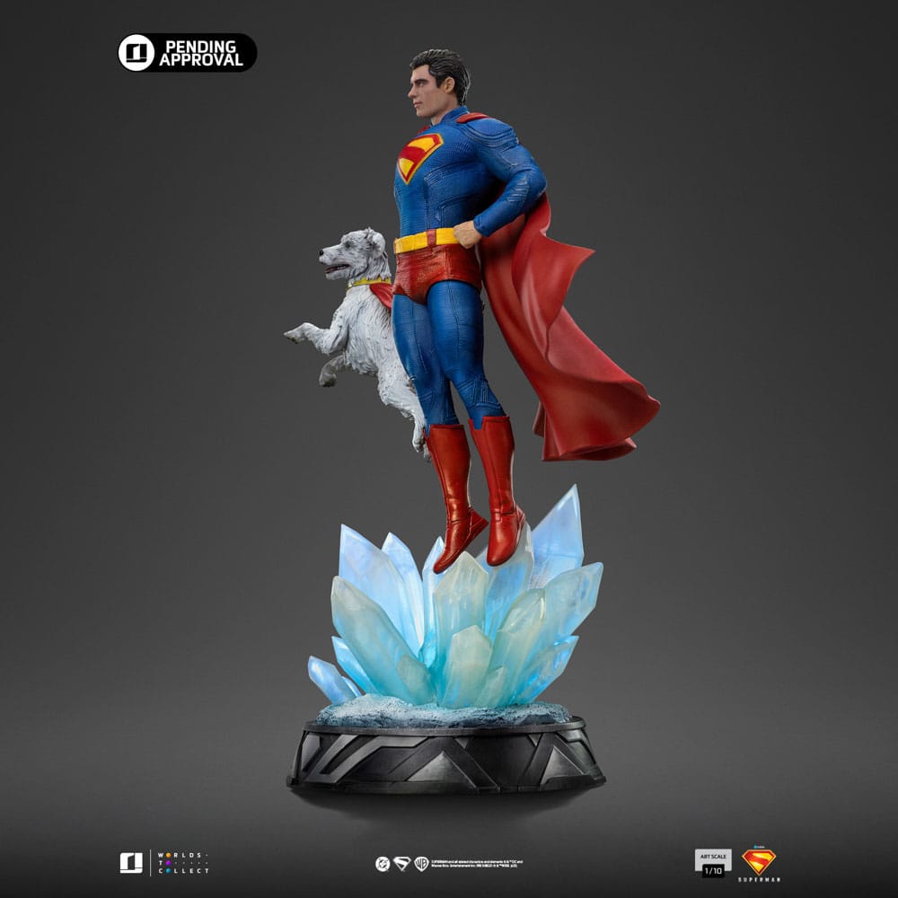 Iron Studios Superman Legacy Art Scale Superman & Krypto 1/10 Statue