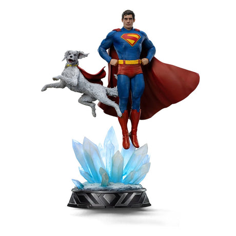Iron Studios Superman Legacy Art Scale Superman & Krypto 1/10 Statue