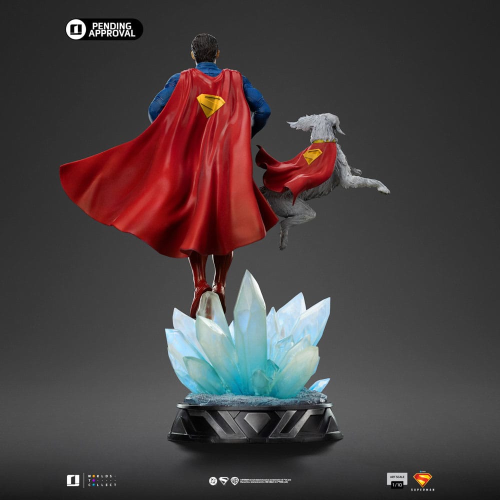 Iron Studios Superman Legacy Art Scale Superman & Krypto 1/10 Statue