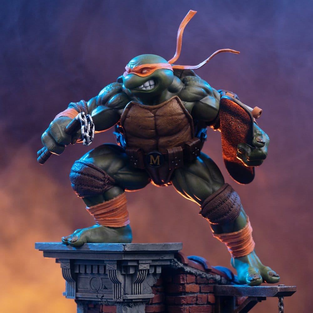 Iron Studios Teenage Mutant Ninja Turtles Art Scale Statue 1/10 Michelangelo Unleashed 24 cm