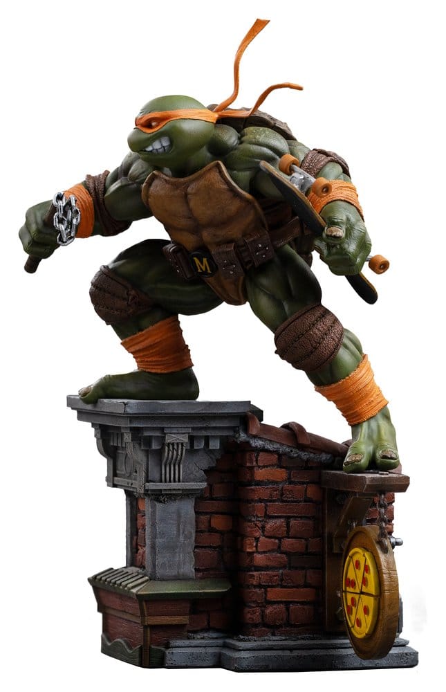 Iron Studios Teenage Mutant Ninja Turtles Art Scale Statue 1/10 Michelangelo Unleashed 24 cm