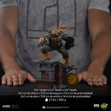 Iron Studios Teenage Mutant Ninja Turtles Art Scale Statue 1/10 Michelangelo Unleashed 24 cm