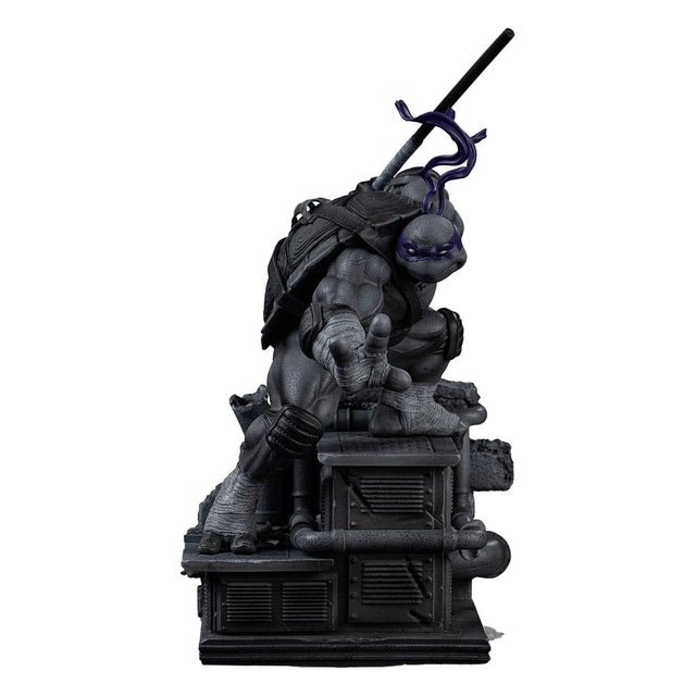 Iron Studios Teenage Mutant Ninja Turtles Donatello Black and White Exclusive 1/10 Statue