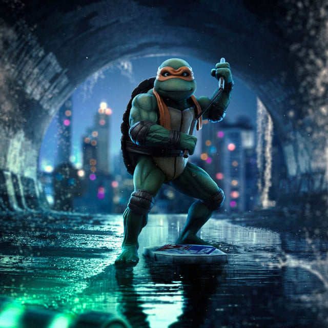 Iron Studios Teenage Mutant Ninja Turtles Michelangelo Art Scale 1/10 Statue