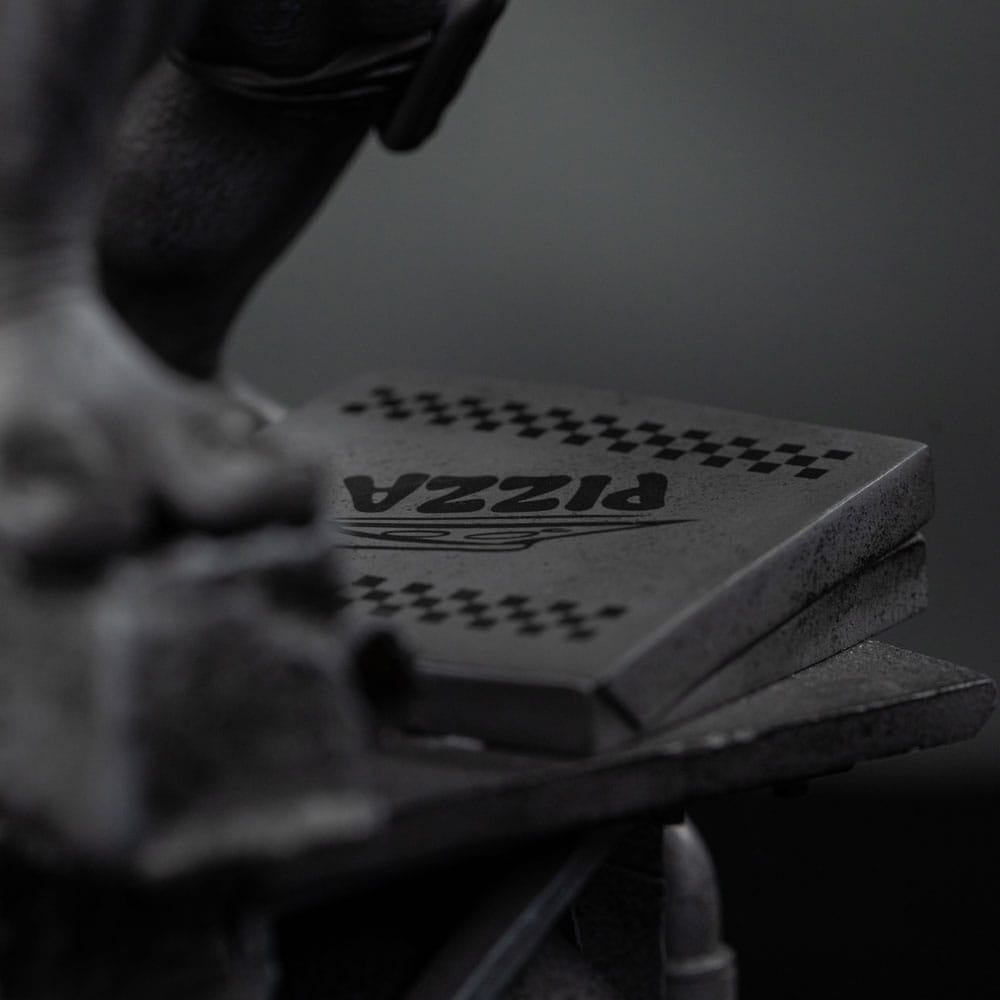 Iron Studios Teenage Mutant Ninja Turtles Michelangelo Black and White Exclusive 1/10 Statue