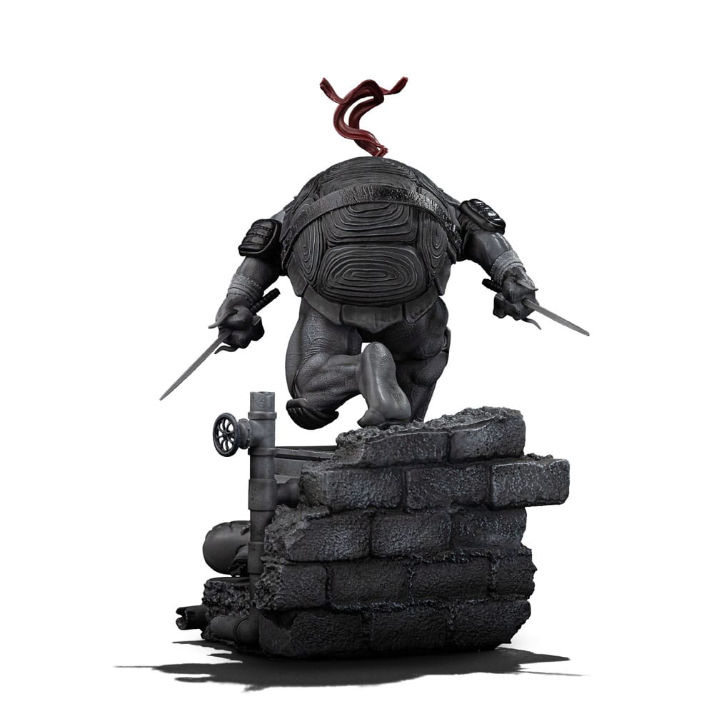 Iron Studios Teenage Mutant Ninja Turtles Raphael Black and White Exclusive 1/10 Statue