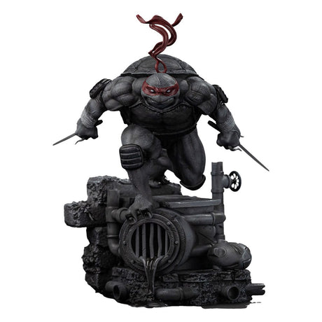 Iron Studios Teenage Mutant Ninja Turtles Raphael Black and White Exclusive 1/10 Statue