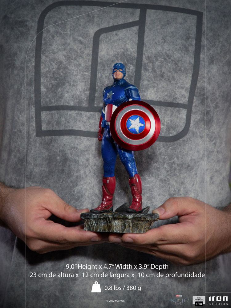 Iron Studios The Infinity Saga Captain America Battle of NY 1/10 Statue