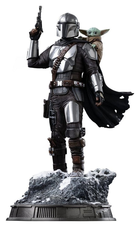 Iron Studios The Mandalorian & Grogu Art Scale The Mandalorian & Grogu 1/10 Statue