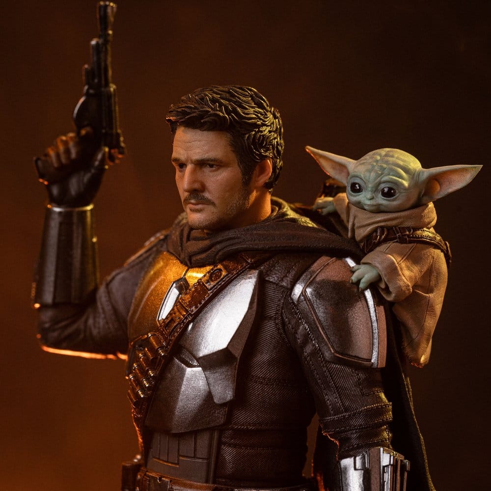 Iron Studios The Mandalorian & Grogu Art Scale The Mandalorian & Grogu 1/10 Statue