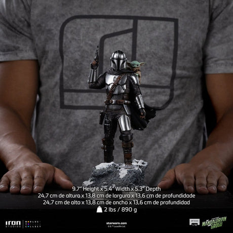 Iron Studios The Mandalorian & Grogu Art Scale The Mandalorian & Grogu 1/10 Statue