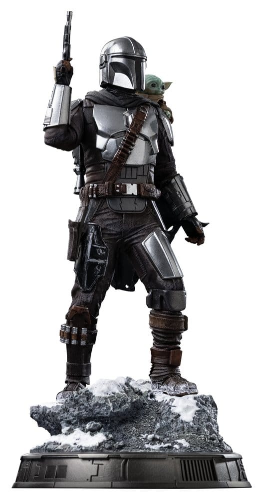 Iron Studios The Mandalorian & Grogu Art Scale The Mandalorian & Grogu 1/10 Statue