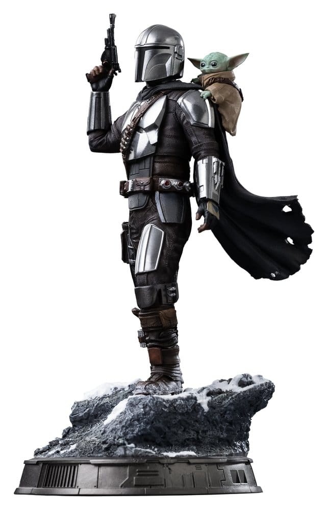 Iron Studios The Mandalorian & Grogu Art Scale The Mandalorian & Grogu 1/10 Statue