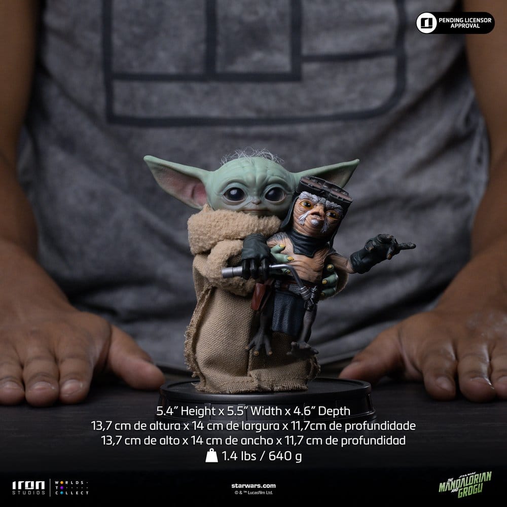 Iron Studios The Mandalorian Grogu Collection Grogu No Squeezy Statue