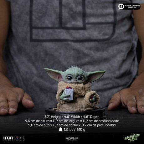 Iron Studios The Mandalorian Grogu Collection Grogu Popcorn Time Statue