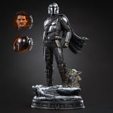 Iron Studios The Mandalorian & Grogu Legacy Replica 1/4 Statue