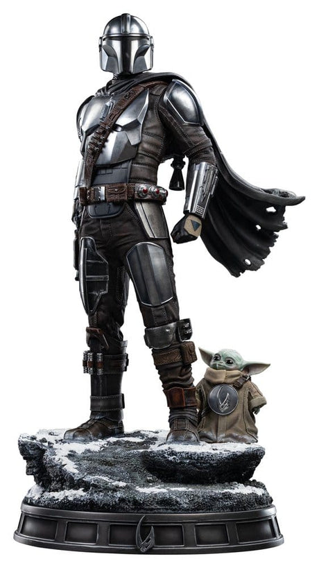 Iron Studios The Mandalorian & Grogu Legacy Replica 1/4 Statue