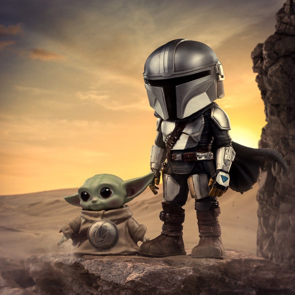 Iron Studios The Mandalorian & Grogu MiniCo Figur The Mandalorian and Grogu