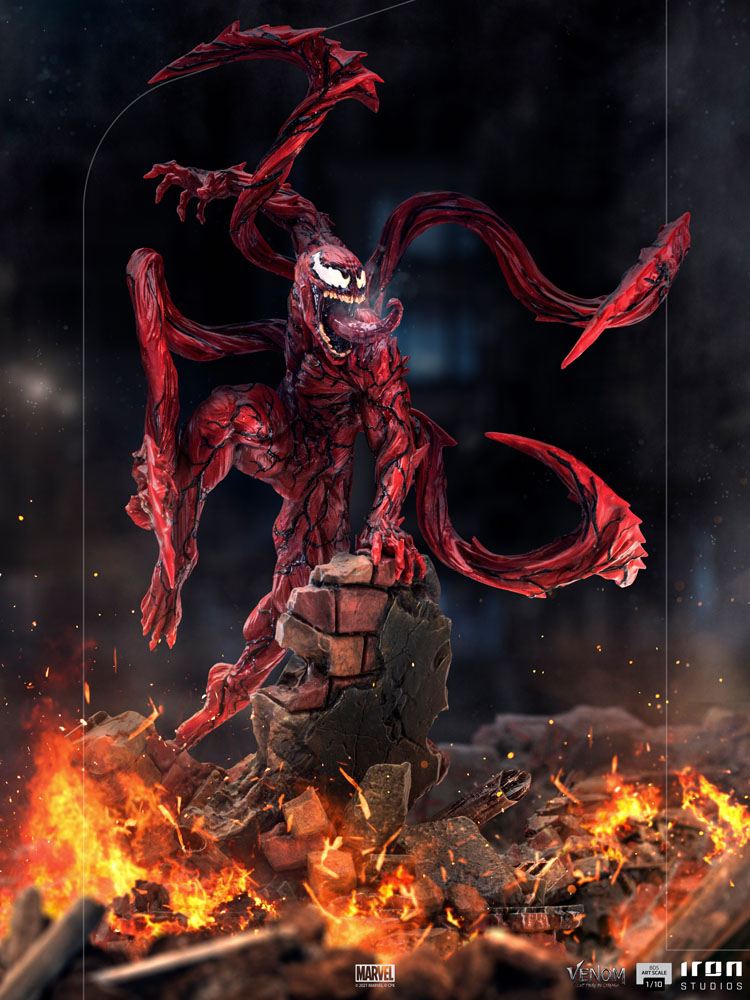 Iron Studios Venom Let There Be Carnage - Carnage BDS 1/10 Art Scale Statue - Beschädigte Verpackung