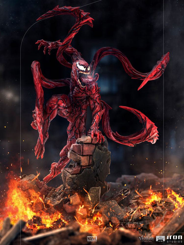Iron Studios Venom Let There Be Carnage - Carnage BDS 1/10 Art Scale Statue - Beschädigte Verpackung