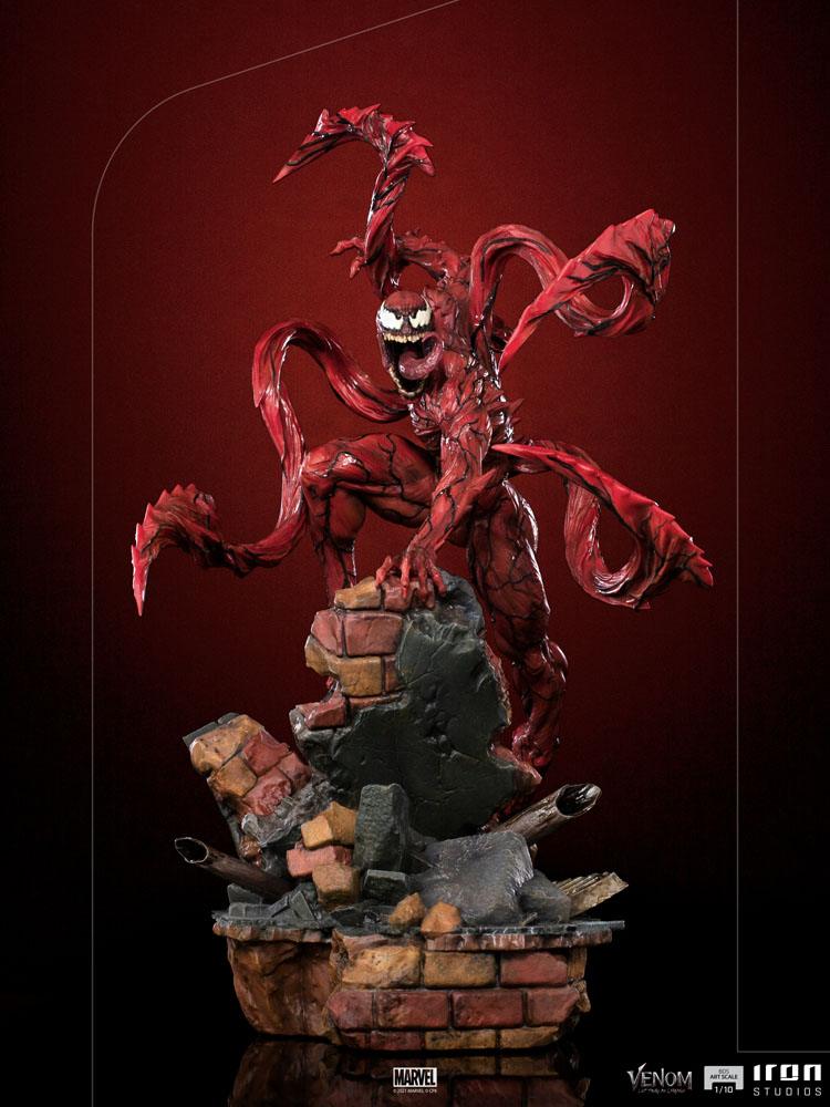 Iron Studios Venom Let There Be Carnage - Carnage BDS 1/10 Art Scale Statue - Beschädigte Verpackung