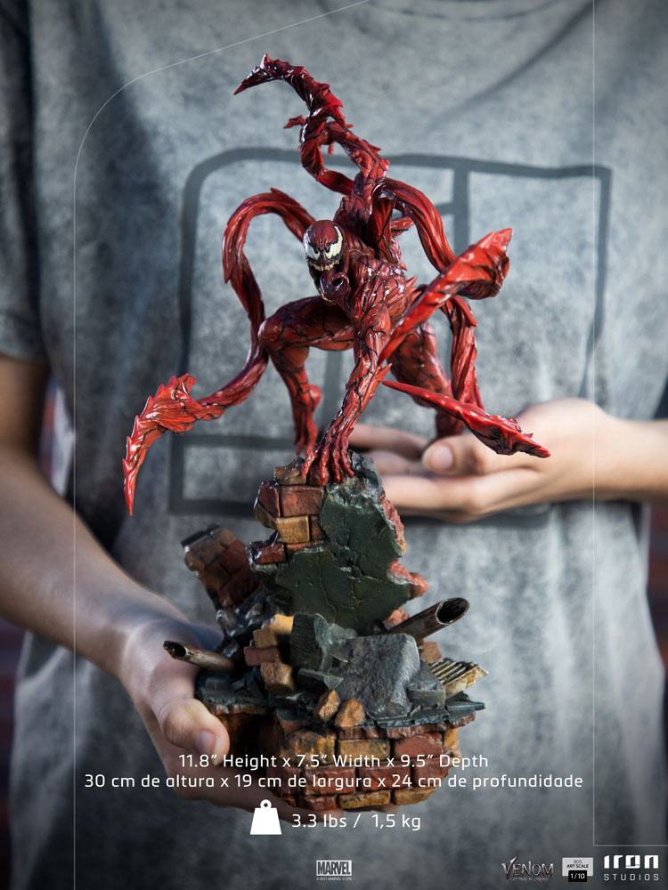 Iron Studios Venom Let There Be Carnage - Carnage BDS 1/10 Art Scale Statue - Beschädigte Verpackung