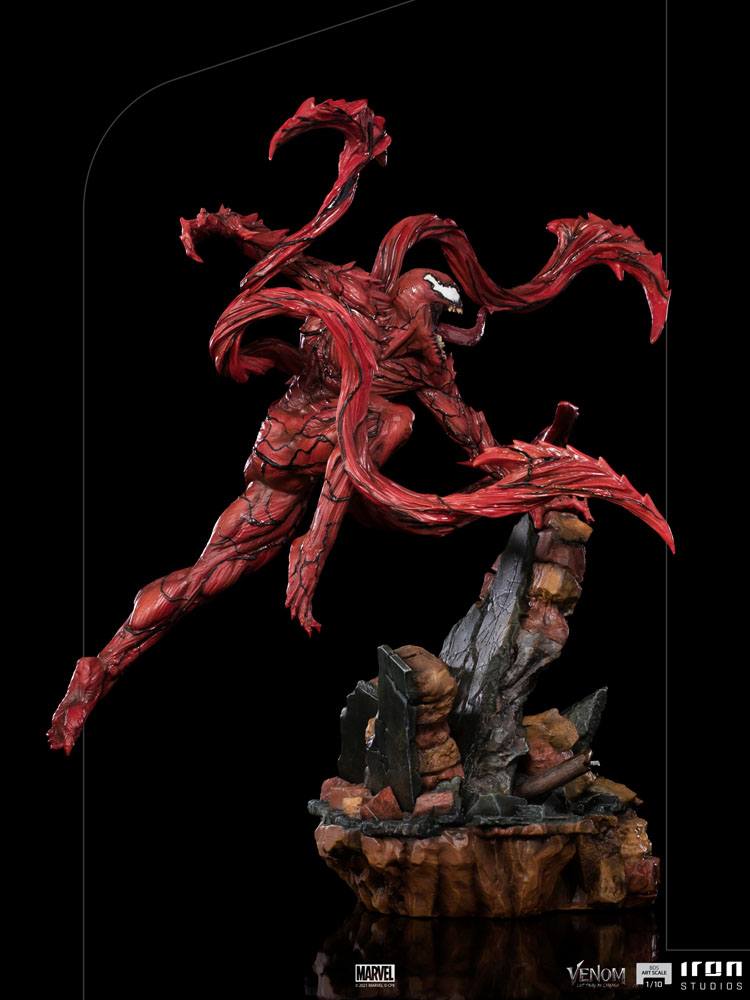 Iron Studios Venom Let There Be Carnage - Carnage BDS 1/10 Art Scale Statue - Beschädigte Verpackung