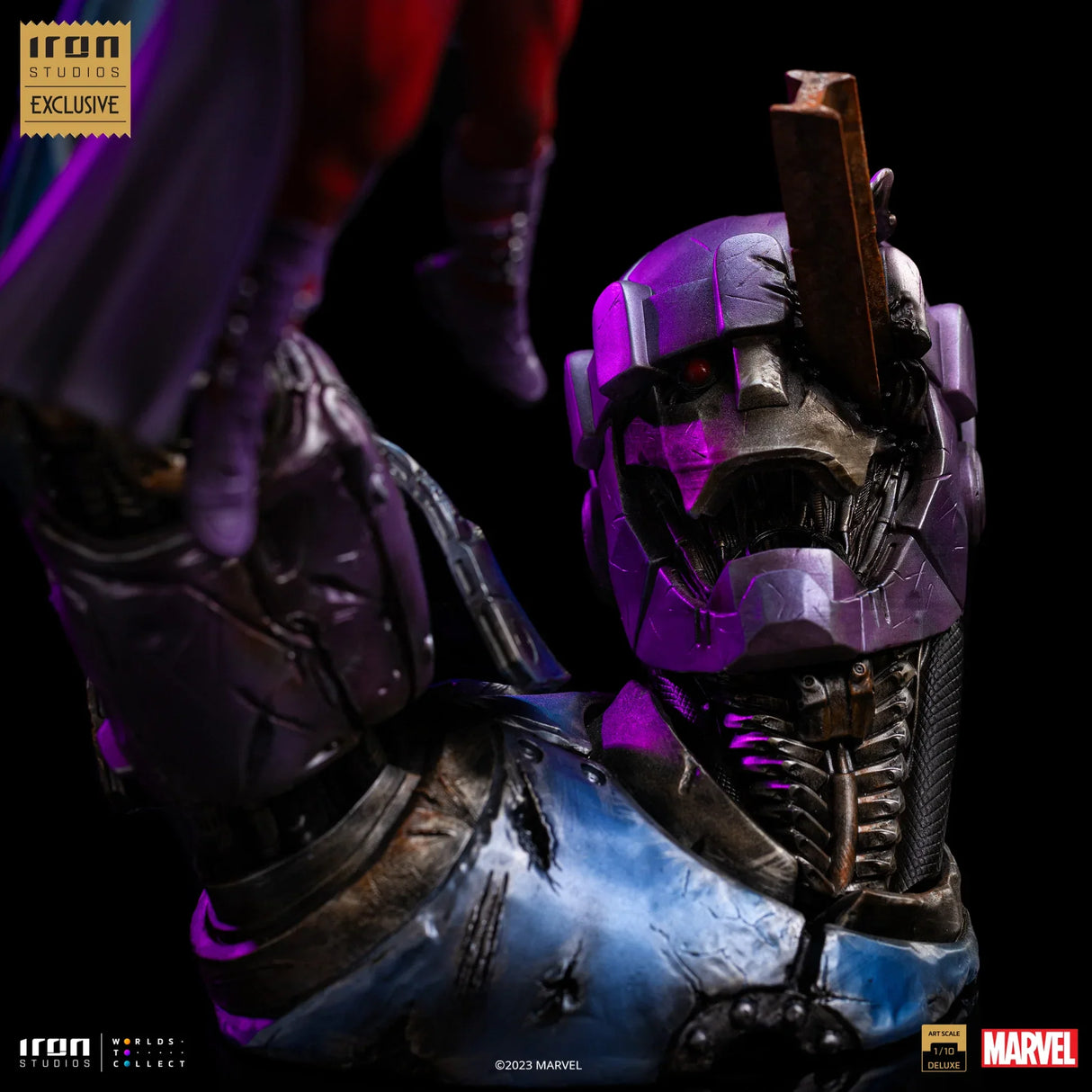 Iron Studios X-Men Magneto vs Sentinel (2023 Event Exclusive) 1/10 Statue
