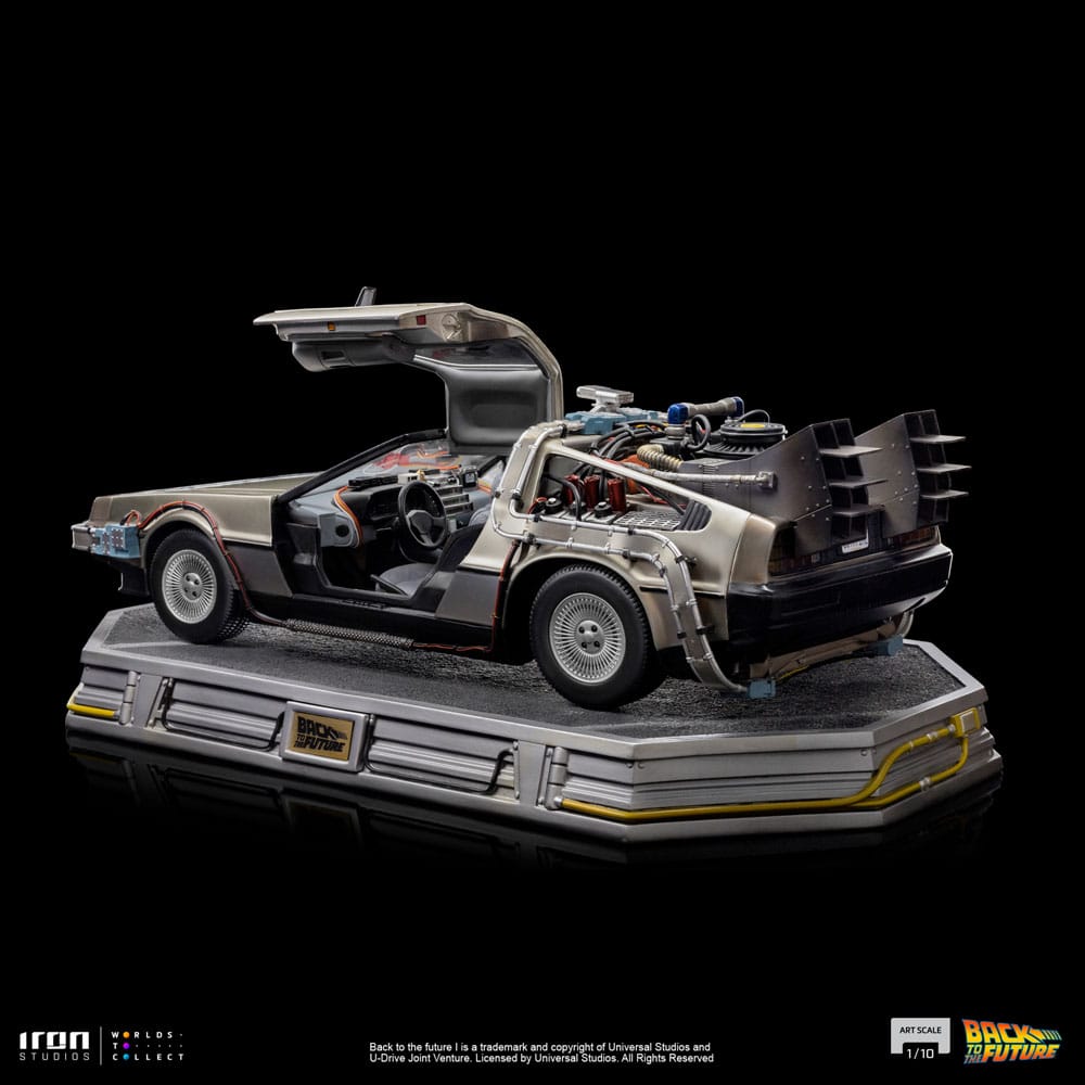 Iron Studios Zurück in die Zukunft DeLorean Art Scale 1/10 Statue