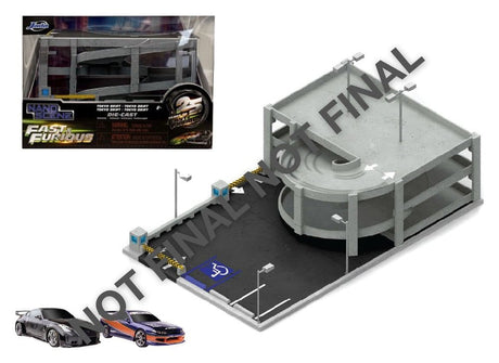 Jada Toys Fast & Furious Tokyo Drift Garage Nano Scene Diorama