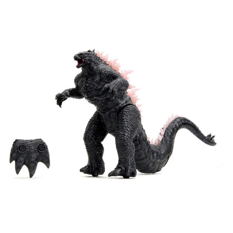 Jada Toys Godzilla x Kong The New Empire 63 cm Walking RC 1/12 Heat-Ray Breath Godzilla