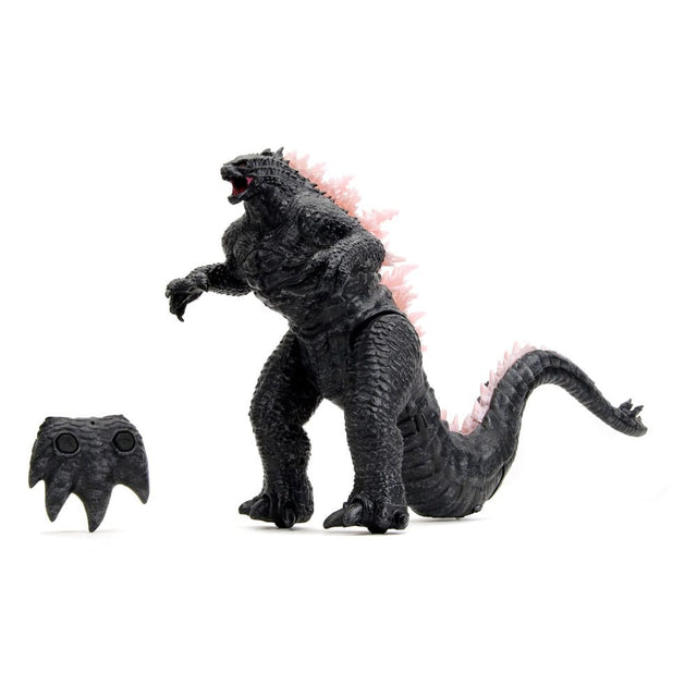 Jada Toys Godzilla x Kong The New Empire 63 cm Walking RC 1/12 Heat-Ray Breath Godzilla