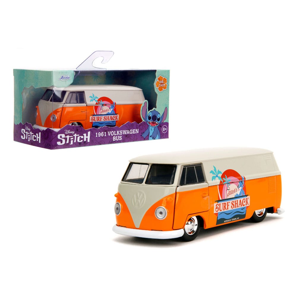 Jada Toys Lilo & Stitch 1961 VW Bus Stitch 1/32 Diecast Modell
