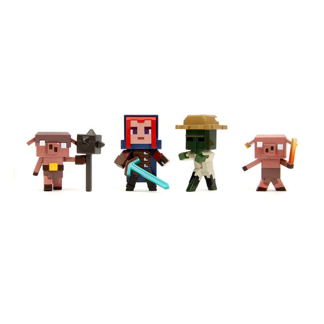 Jada Toys Minecraft Wave 2 Minifiguren Nano Metalfigs Diecast Sortiment (12)