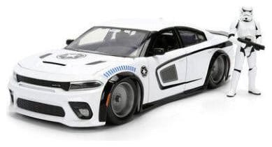 Jada Toys Star Wars Stormtrooper Dodge Charger SRT Hellcat Diecast 1/24 Modell