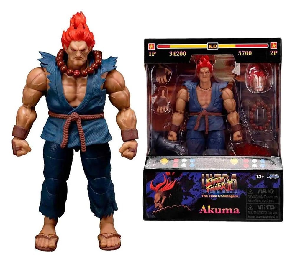 Jada Toys Street Fighter II Akuma Actionfigur
