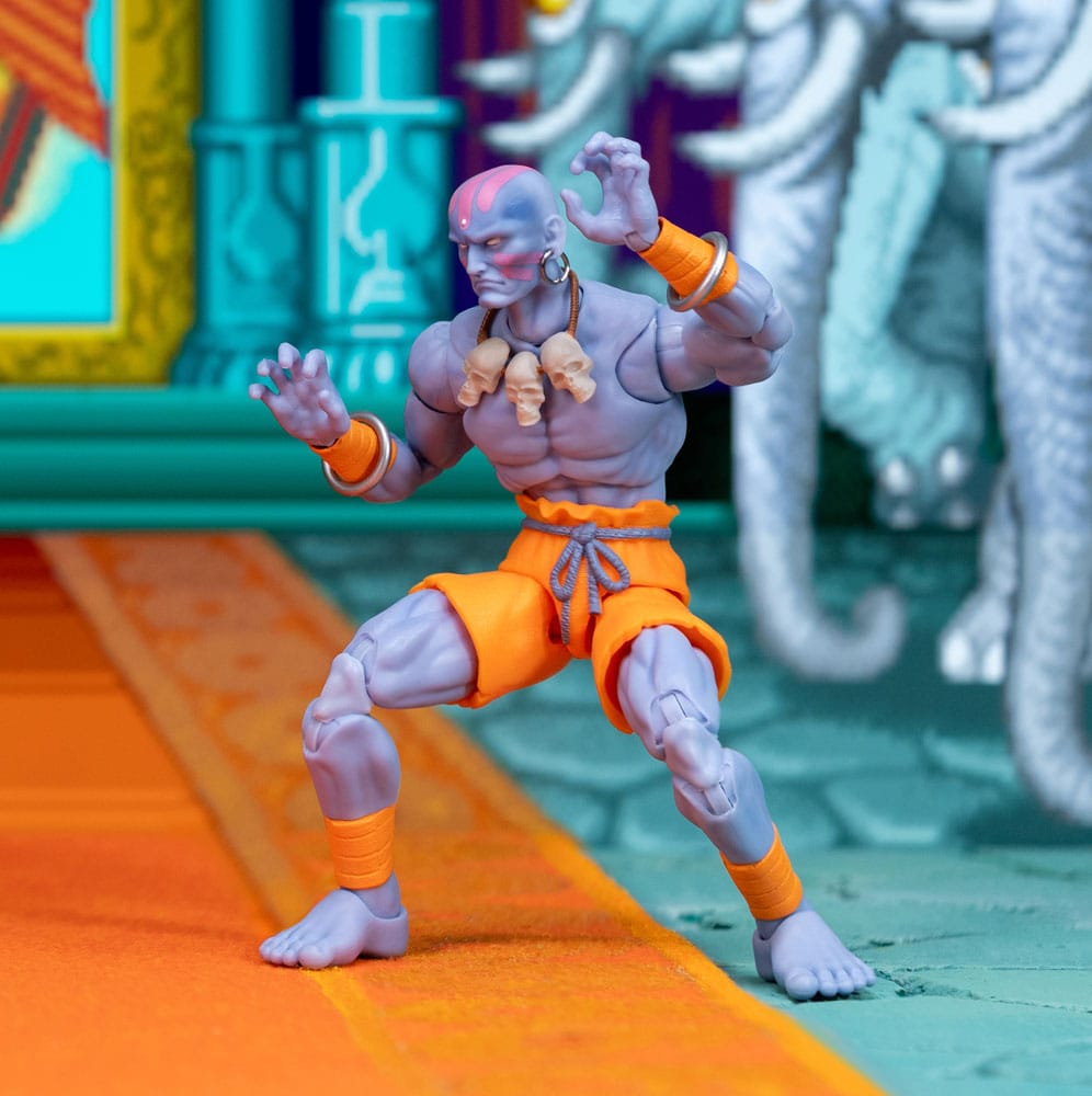 Jada Toys Ultra Street Fighter II The Final Challengers Dhalsim Deluxe 1/12 Actionigur