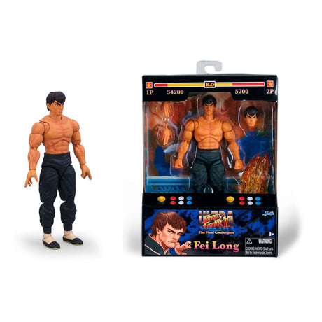Jada Toys Ultra Street Fighter II The Final Challengers Fei-Long 1/12 Actionfigur
