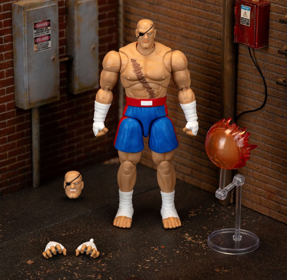 Jada Toys Ultra Street Fighter II The Final Challengers Sagat 1/12 Actionfigur