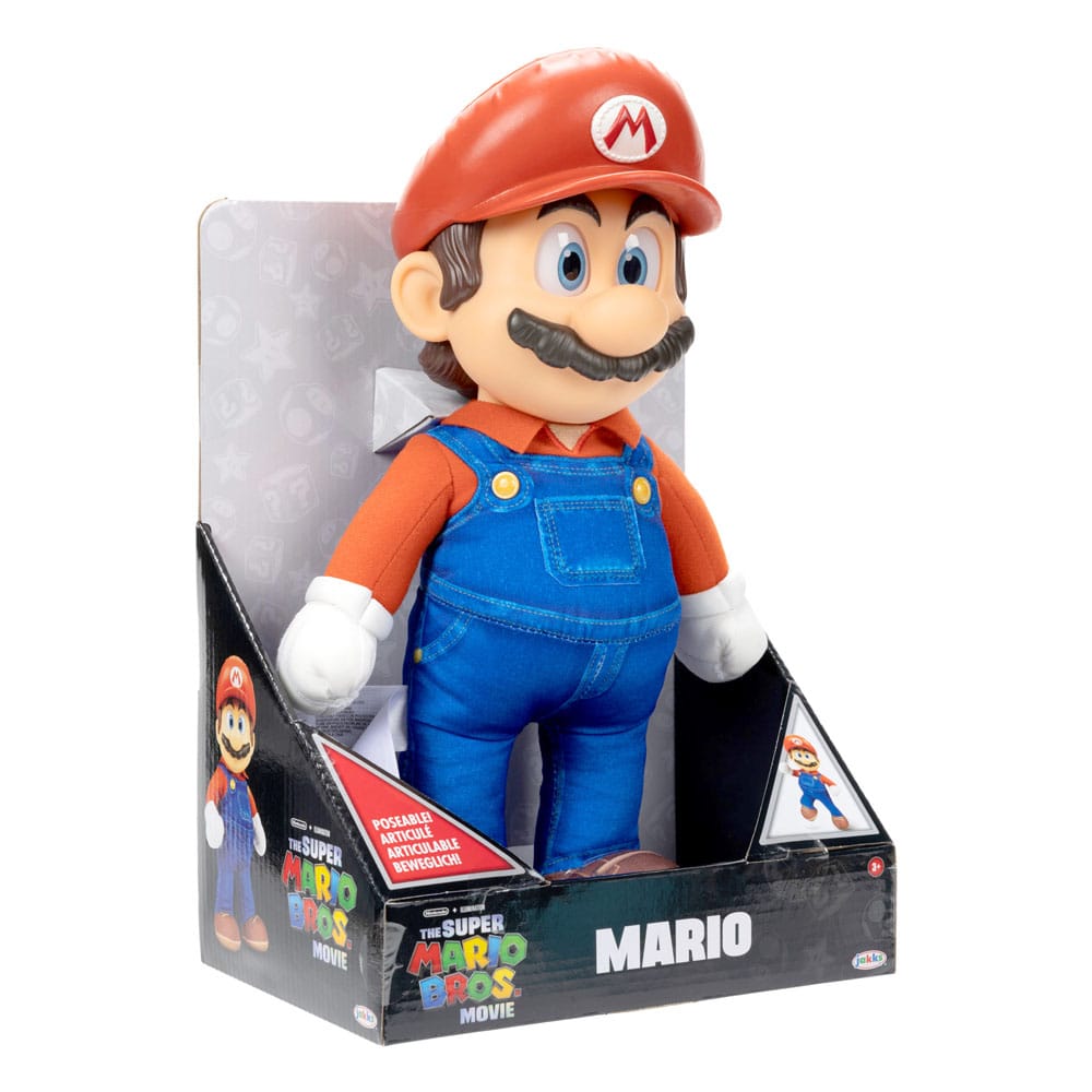 Jakks Pacific Der Super Mario Bros. Film Mario Plüschfigur